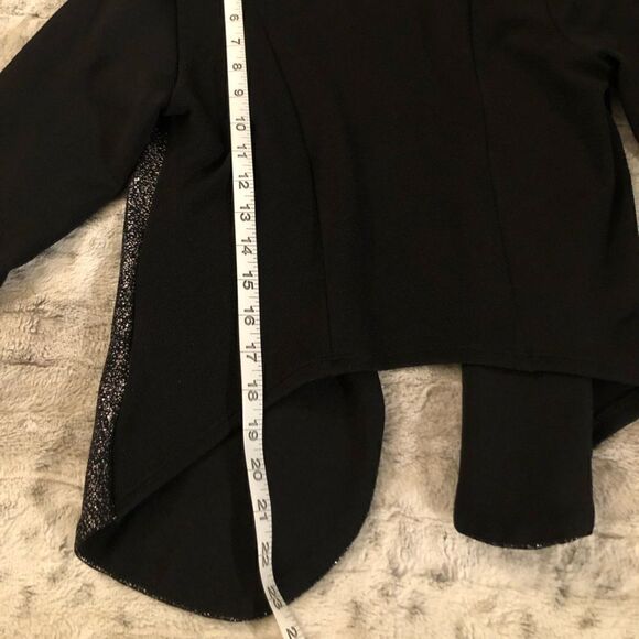 : : Formal Glitter Metallic Crop Jacket : : - Picture 5 of 14